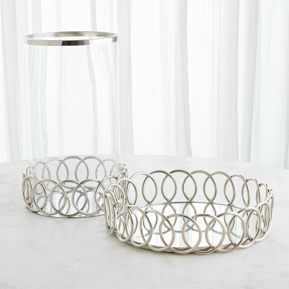 Bree Silver Hurricane/Tray