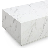 Tye White 47" Rectangular Coffee Table