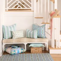 Caroline French Blue Decorative Pillow (4 Sizes Available)
