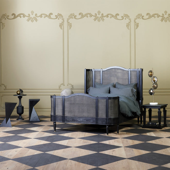 Josephine Blackened Oak Bed