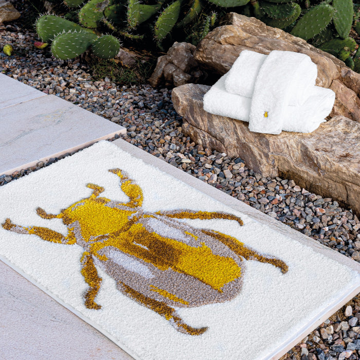 Beatle 100% Egyptian Cotton Luxury Bath Rug