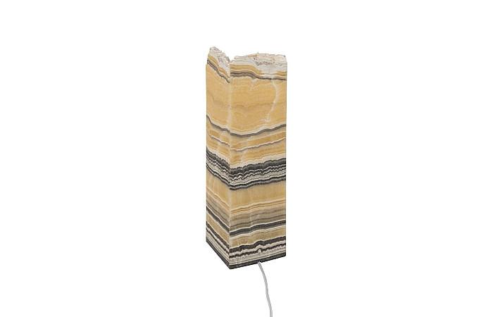 Onyx Zebra Multicolour Square Lamp II