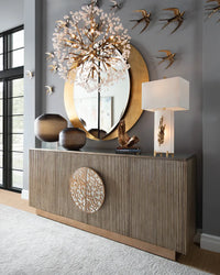 Birds in Flight Polished Brass Metal Wall Art (Set of 3)