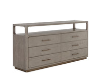 Danette Greige & Brass Dresser