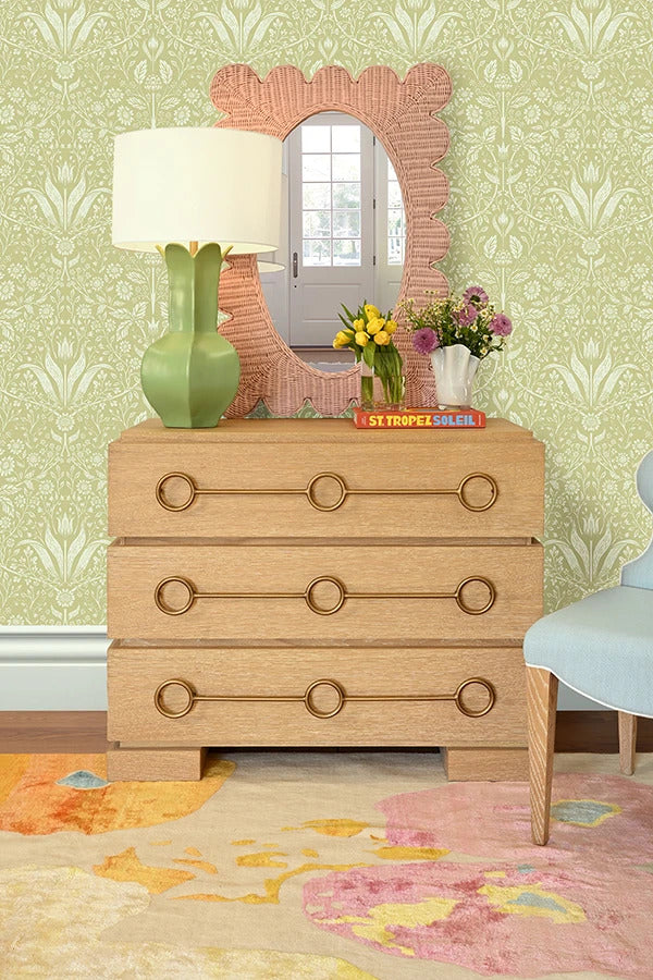 Blair 42" Cerused Oak Wood Chest/Cabinet