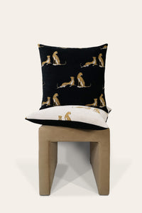 Spotted Superior Quality Luxurious Black Pillow
