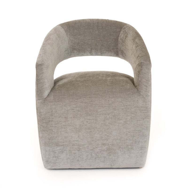 Gastra Grey Modern Fabric Dining Chair