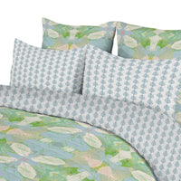 Savannah Abstract Reversable Twin Comforter Set (3 Piece Set)