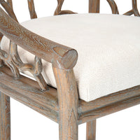 Ettah Driftwood & Linen Counter Stool