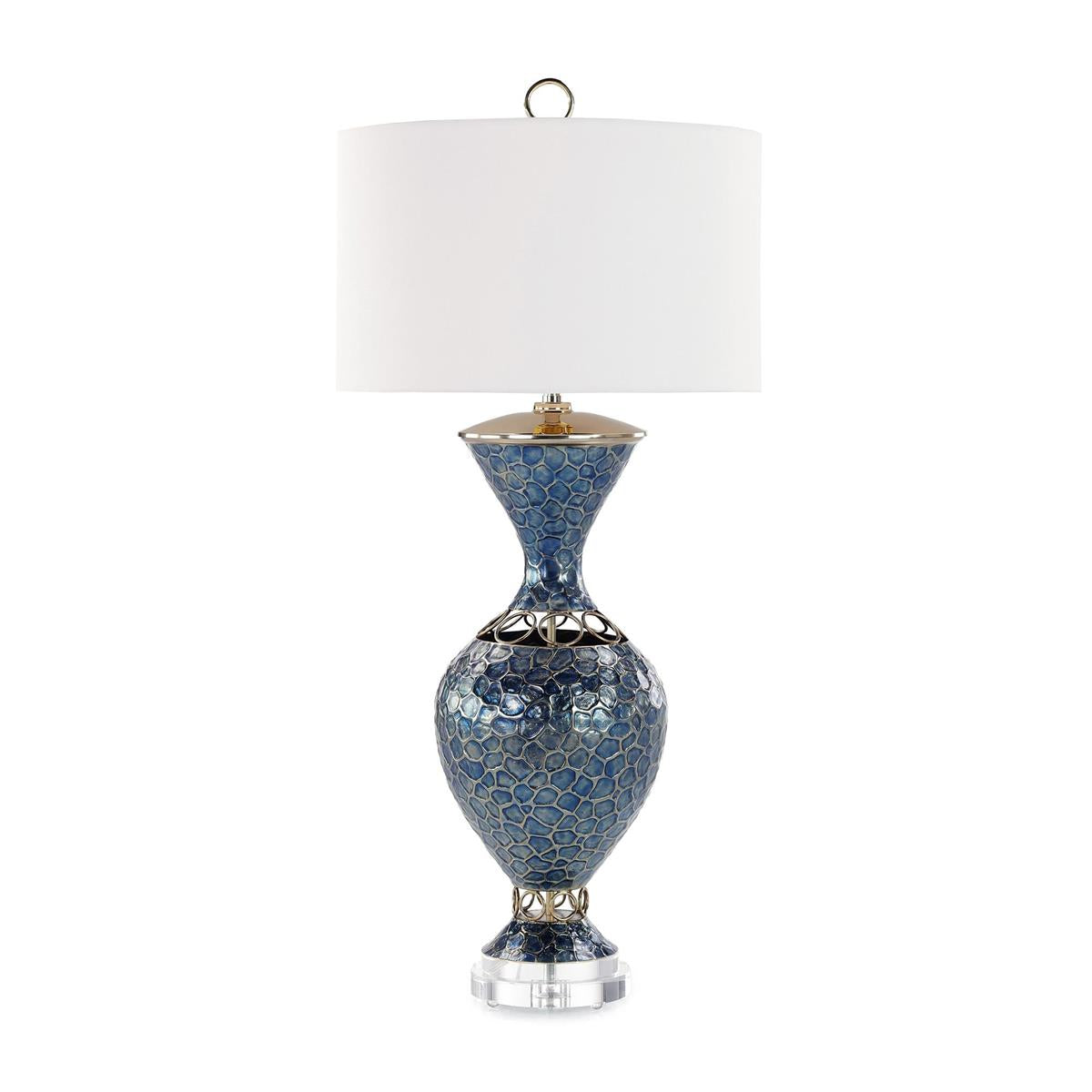 Ayisah Blue & Gold Table Lamp