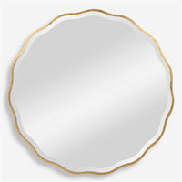 Bellas Round Gold Mirror (2 Sizes Available)