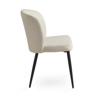 Anita Taupe Faux Leather Dining Chair