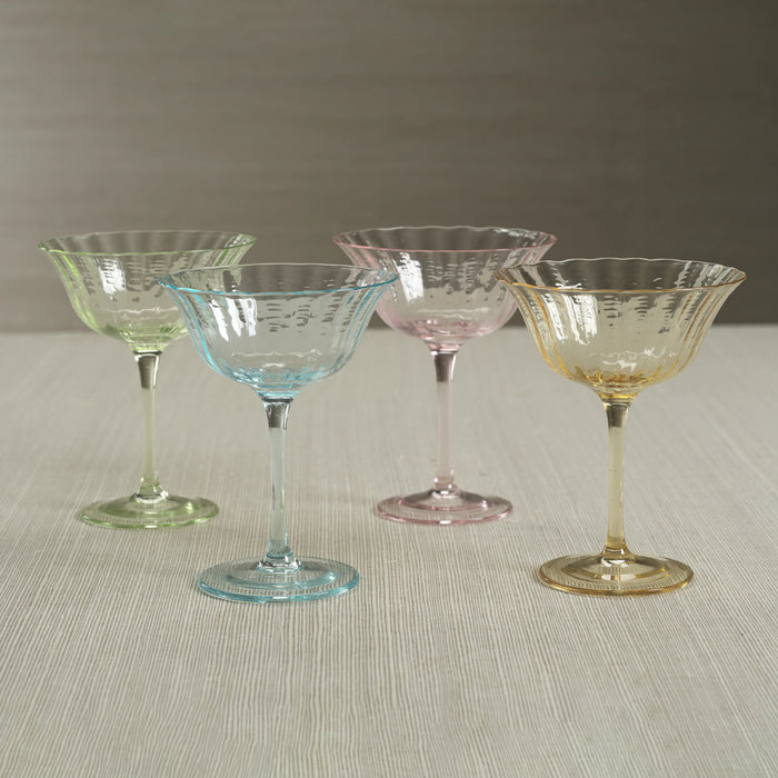 Apéritif Goldenrod Summer Cocktail Coupe - Set of 12