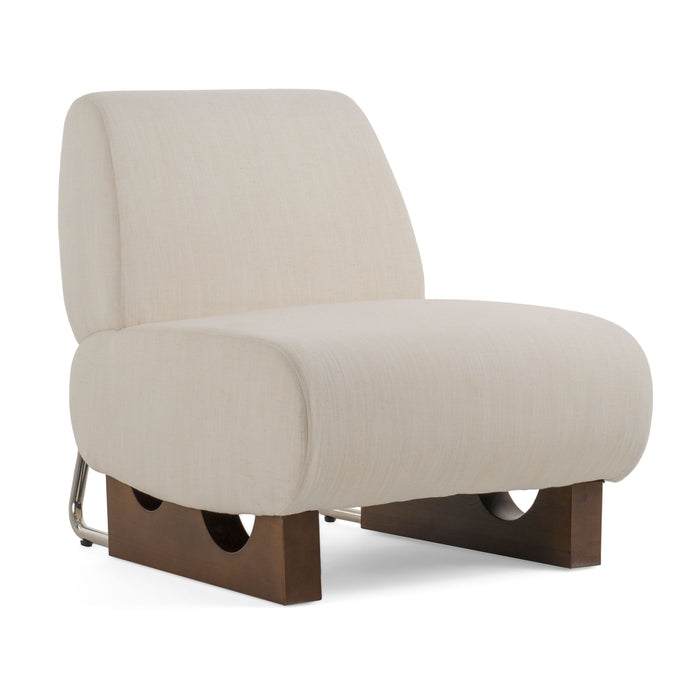 Simpson Modern Off White Accent Chair