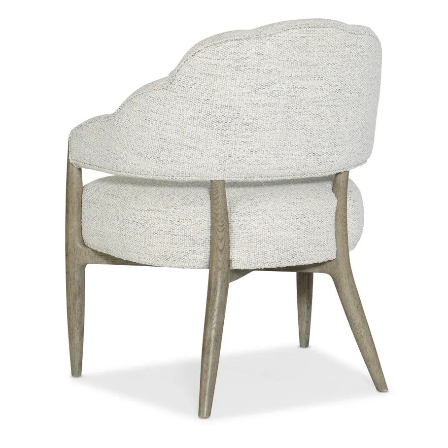 Doja Scalloped Neutral Chair