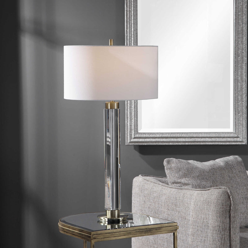 Ava Crystal & Gold Table Lamp