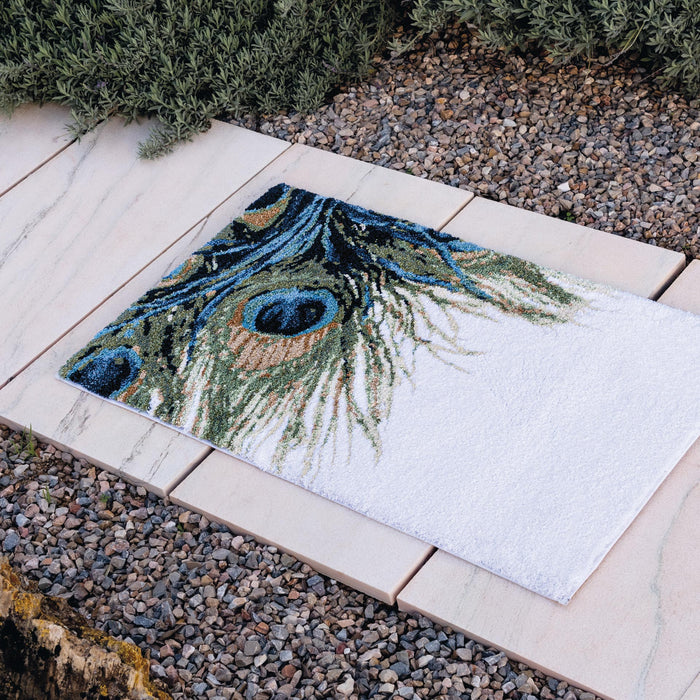 Pavone 100% Egyptian Cotton Luxury Bath Rug