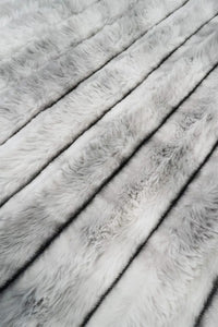Crown Superior Quality Luxurious Grey Throw