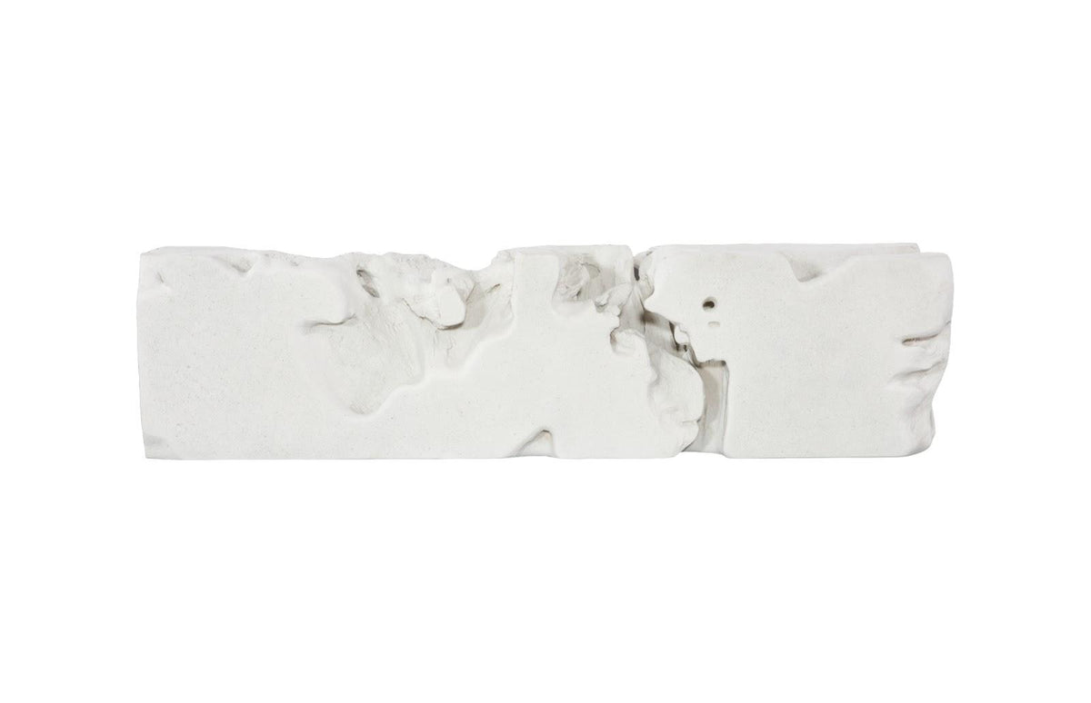 Wyn 59" Natural Indoor/Outdoor Off White Roman Bench