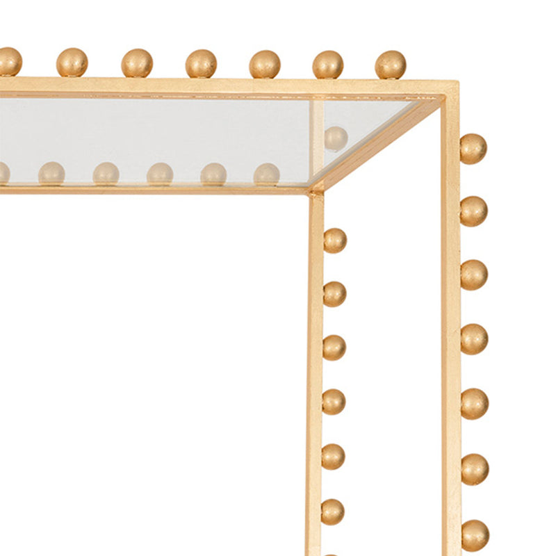 Nicole Gold Leaf Etagere