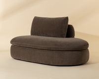Oressa Brown Modular Right Chaise