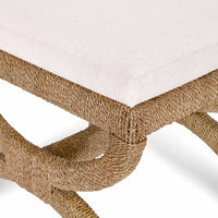 Kappa Natural Rattan Ottoman