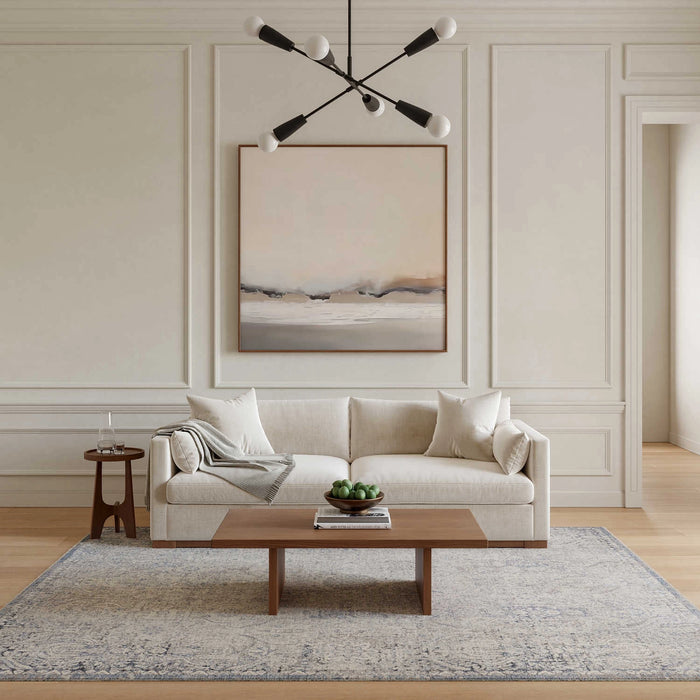 Delphine Grey Blue Area Rug