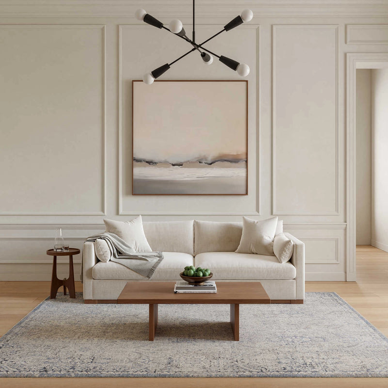 Delphine Grey Blue Area Rug