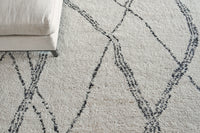 Montana Handmade Wool Ivory/Black Area Rug - Elegance Collection