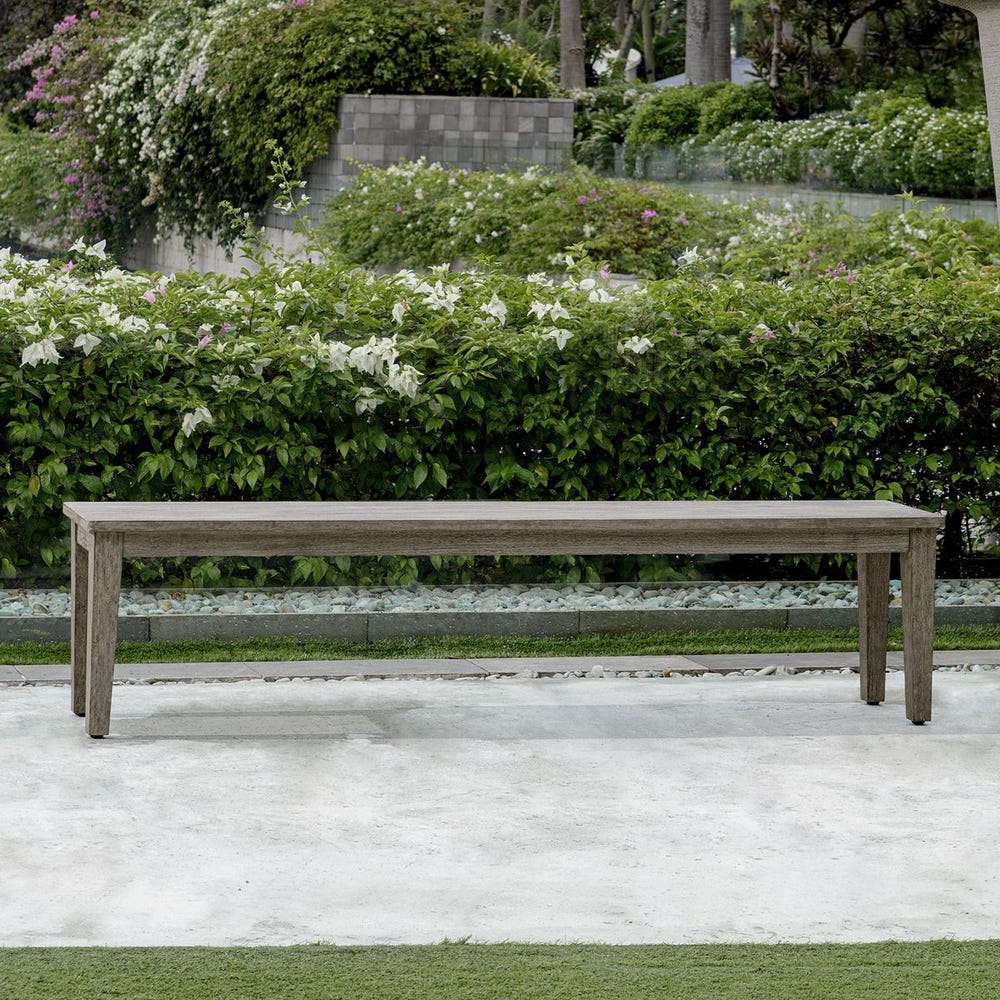 Clara 81" Grey Indoor/Outdoor Bench