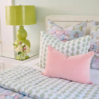 Serenity Blush Pink Velvet Pillow (3 Sizes Available)