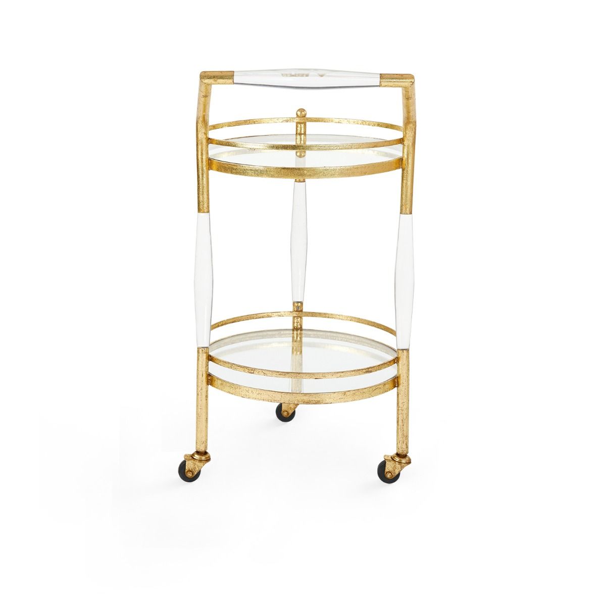 Galla Gold & Acrylic Bar Cart