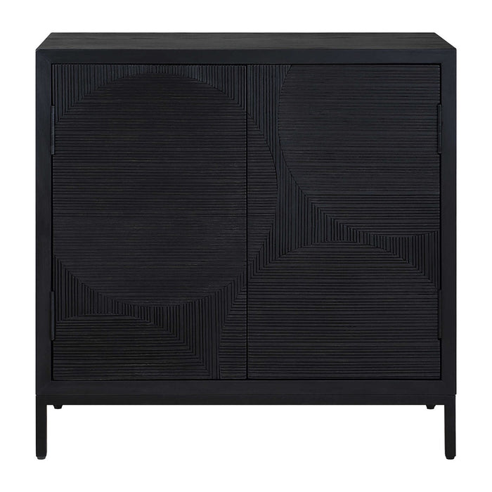 Charolette 2 Door Black Matte Cabinet