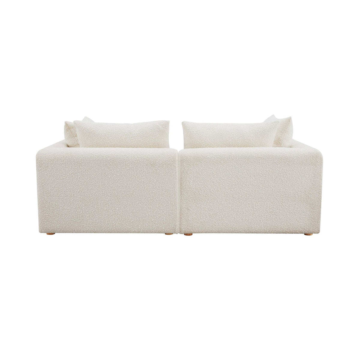 Karsyn 81" Plush Cream Performance Boucle Loveseat