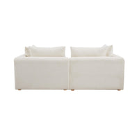 Karsyn 81" Plush Cream Performance Boucle Loveseat