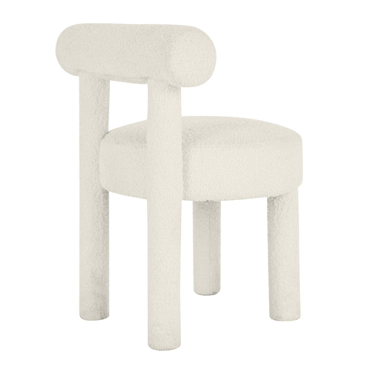 Cameila Cream Boucle Dining Chair - Luxury Living Collection