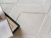 Nell Modern White Patterned Area Rug - Elegance Collection