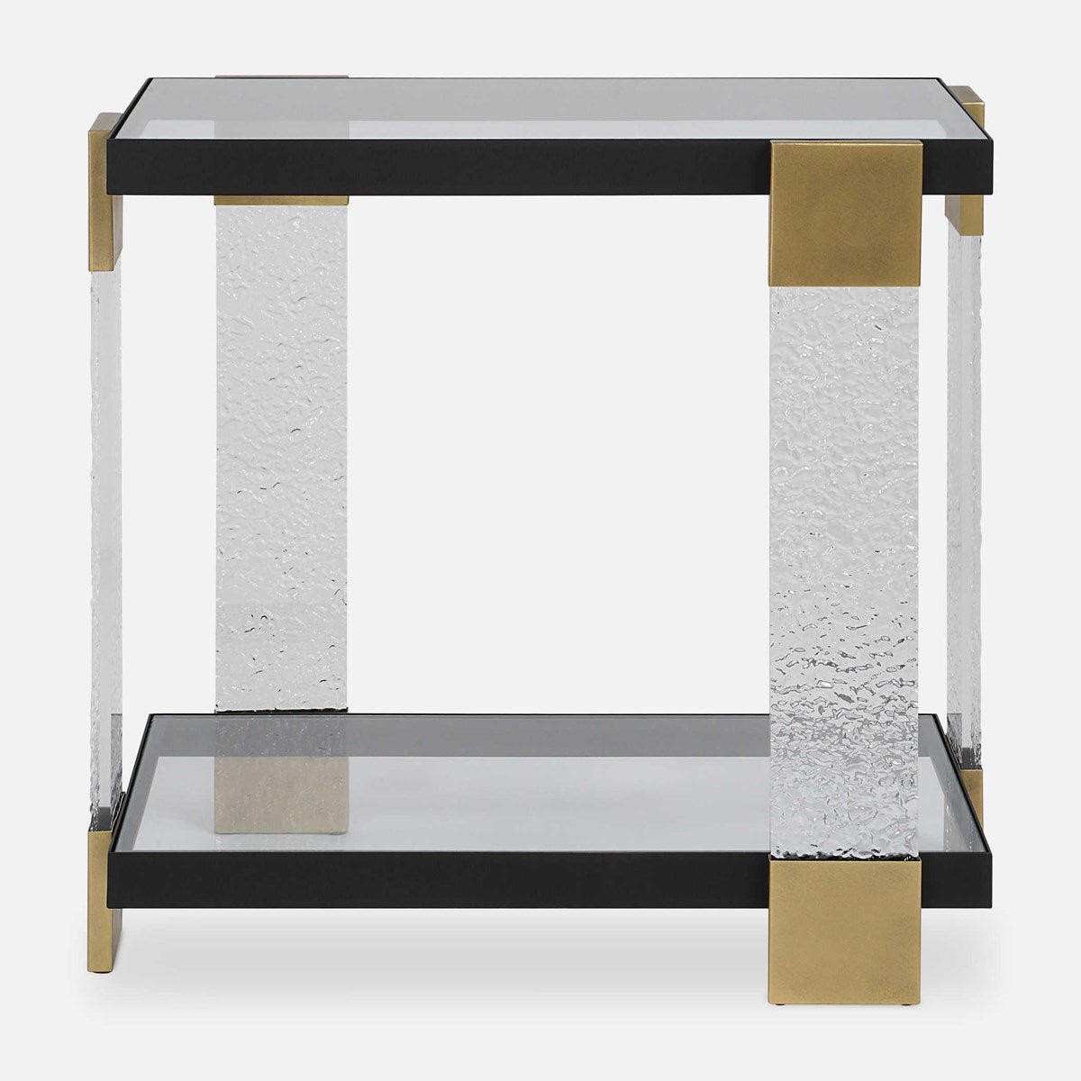 Mckenzie Black & Gold Accent Table