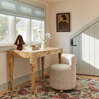 Halieh Cream Performance Boucle Desk Chair