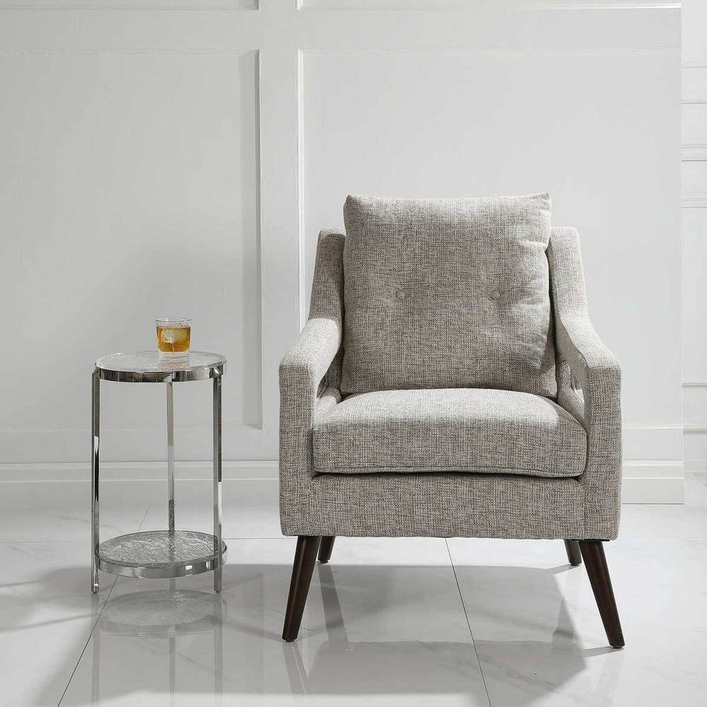 Frederick Natural Linen Armchair