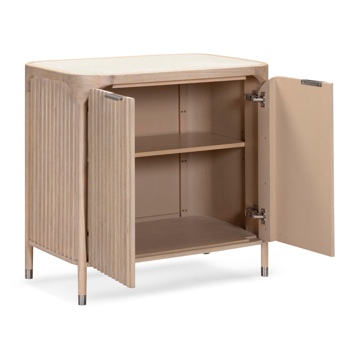 Yasmine 36" Natural Bar Cabinet