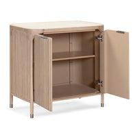 Yasmine 36" Natural Bar Cabinet