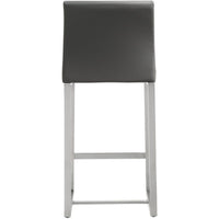 Moriah Grey Steel Counter Stools (Set of 2) - Luxury Living Collection
