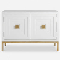 Bennett 2 Door White Cabinet