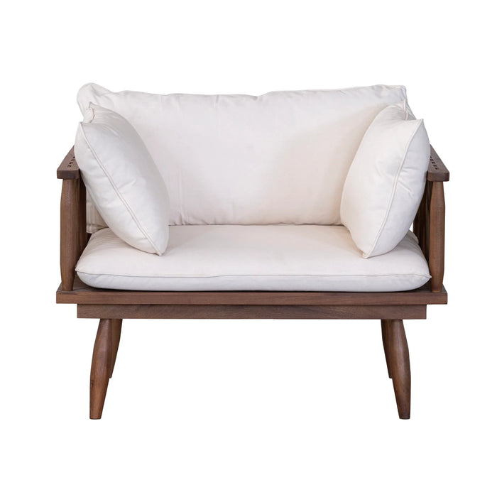 Amellia Outdoor Teak Accent Chair