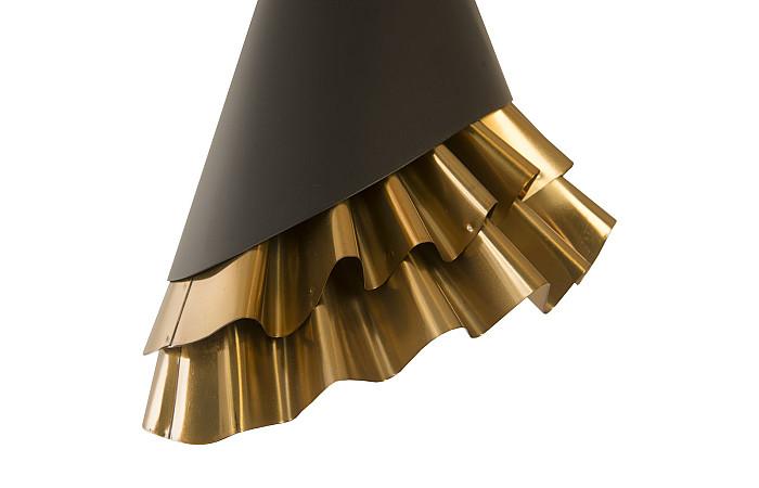 Shuffle Black & Gold Pendant Lamp