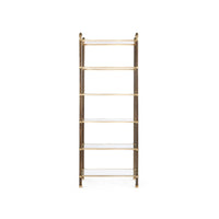 Charlotte Bronze & Polished Brass Etagere