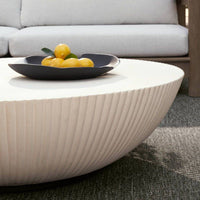 Etta 48" Ivory Outdoor Coffee Table