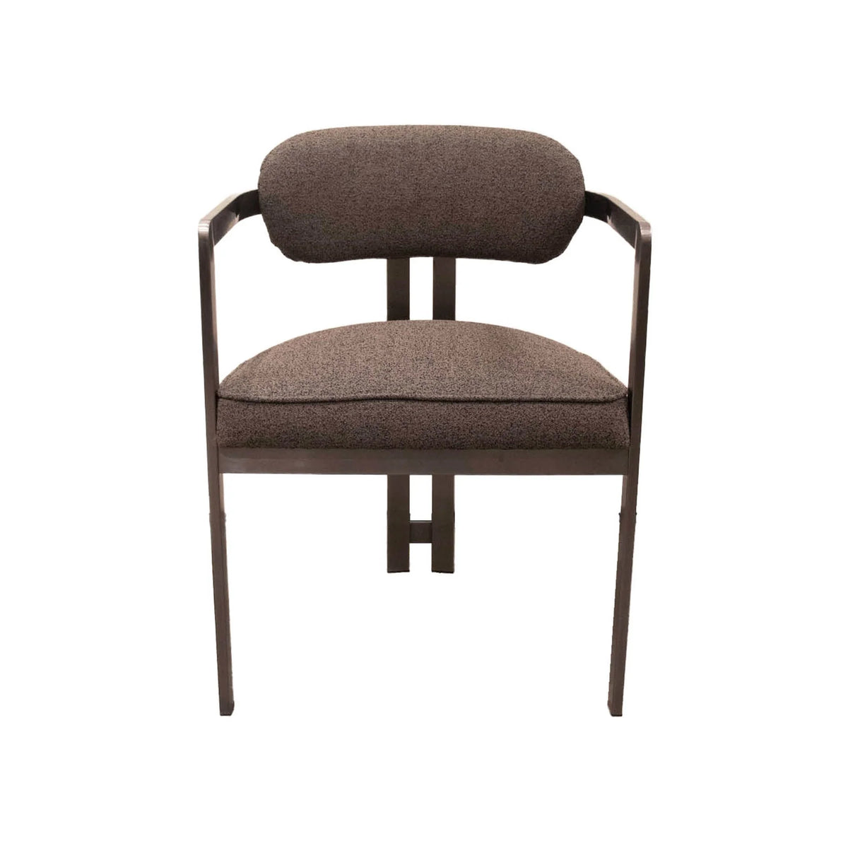 Mia Chenille Brown Dining Chair