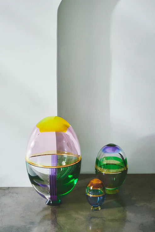 Imani European Artist Collection Medium Crystal Egg